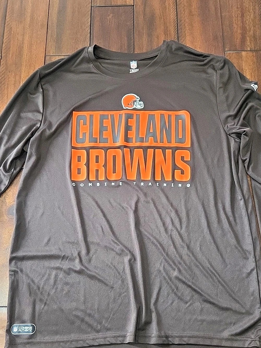 New Era Cleveland Browns Combine Authentic Offsides Long Sleeve T-Shirt